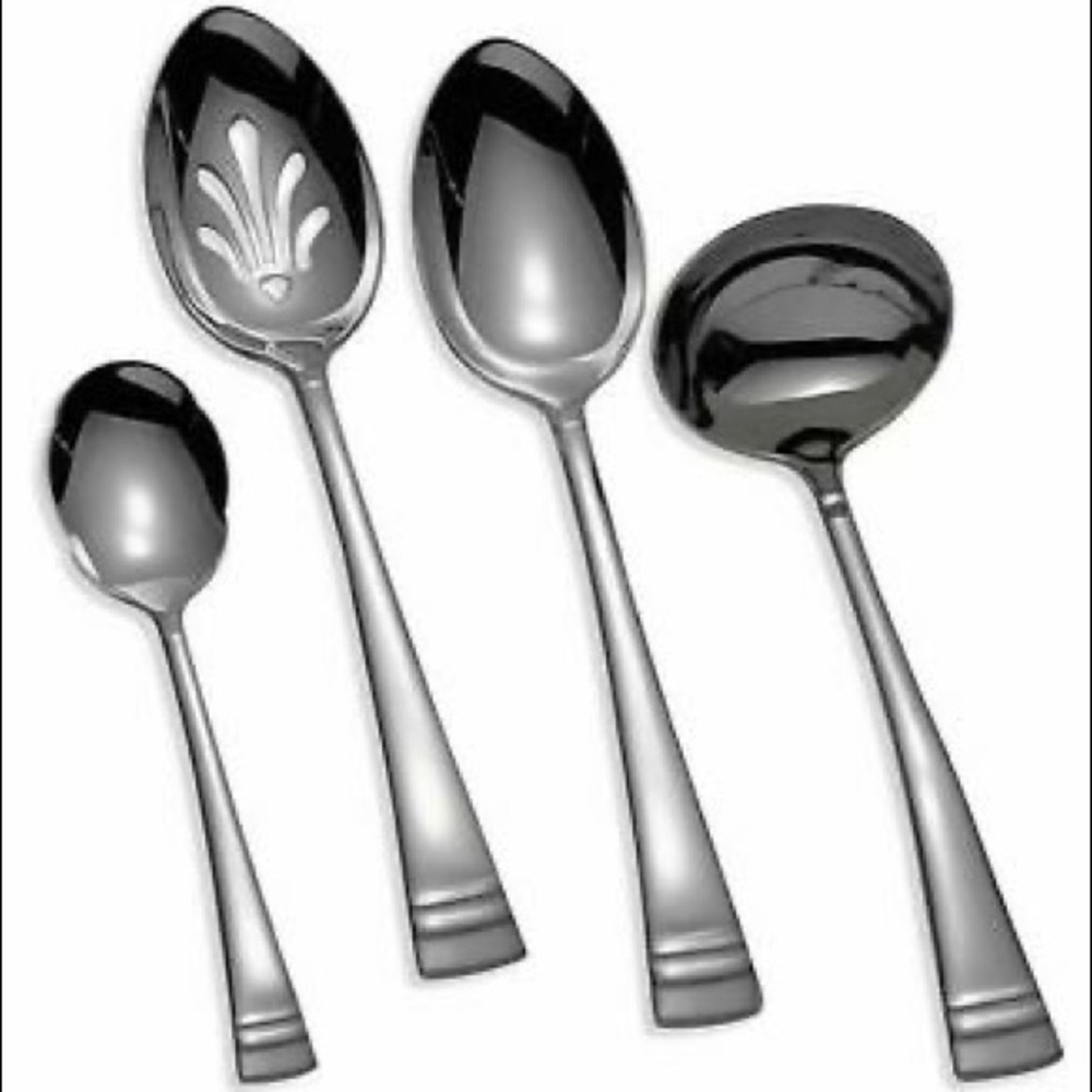 Two Lenox Federal Platinum Hostess Set 4